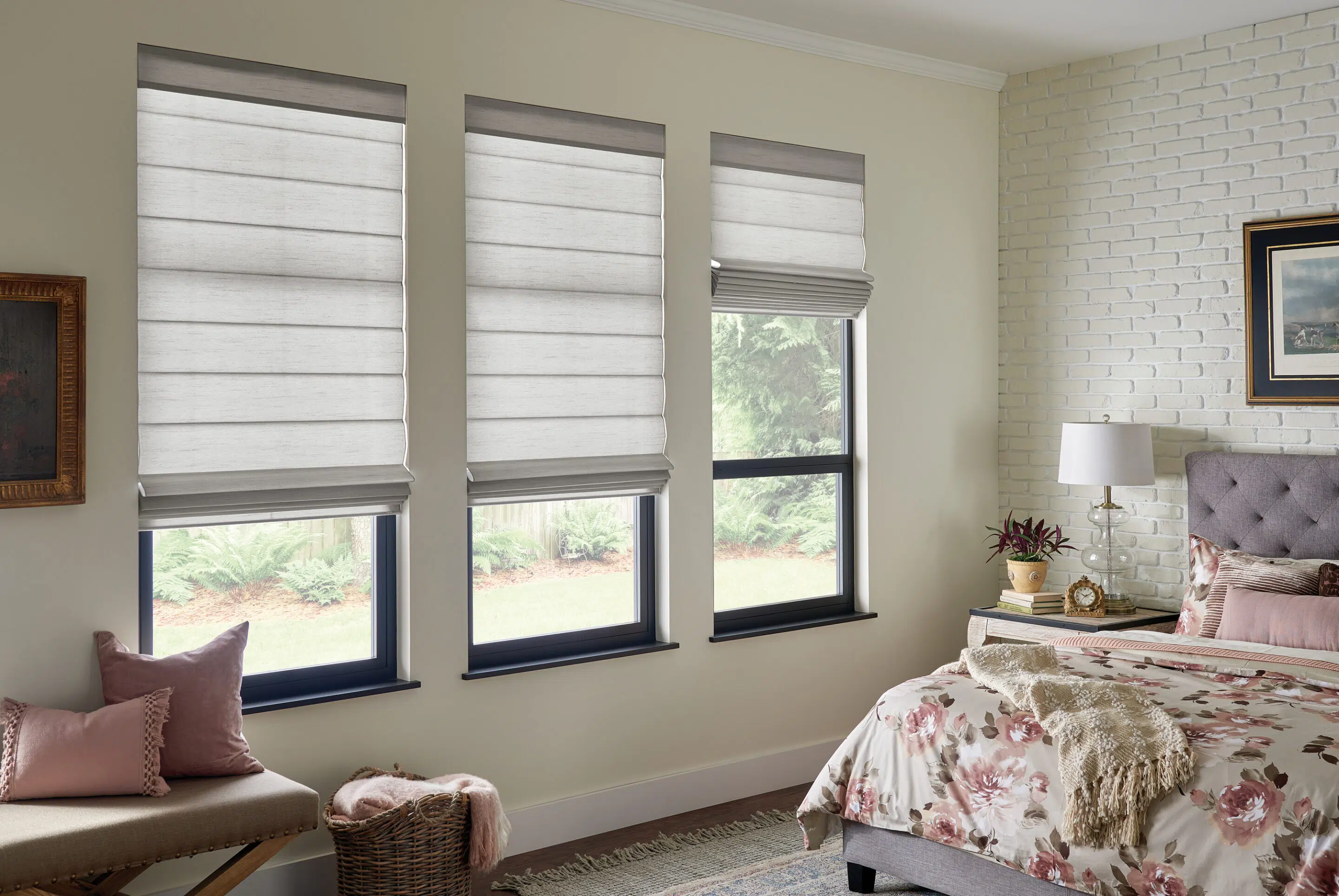 Roman Shades Bedroom