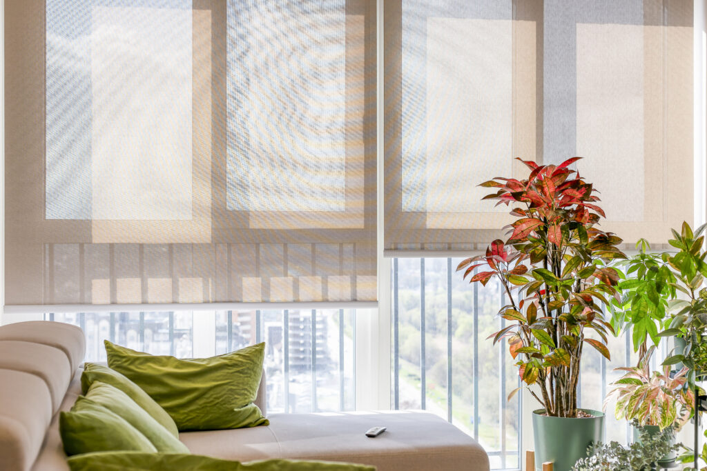 iStock-2210398825 Motorized shutters in home